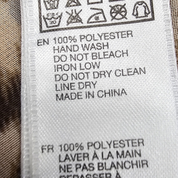 Forever 21 Plus Short Sleeve Animal Print Sheer Tunuic Size XL - Picture 9 of 9